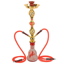 China factory cheap wholesale 2 hose 4 hose hookah narguil chicha saudi arabia hookah for hookah bar